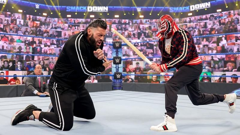 Roman Reigns will face Rey Mysterio SmackDown's go-home show before Hell in a Cell